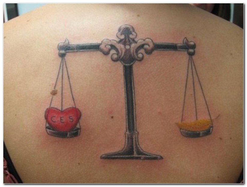 libra tattoos for men