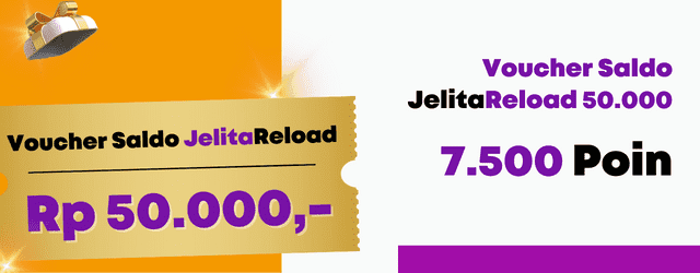 Reward Poin Transaksi Jelita Reload