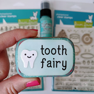 fresh crafts blog - tooth fairy tin with Lawn Fawn