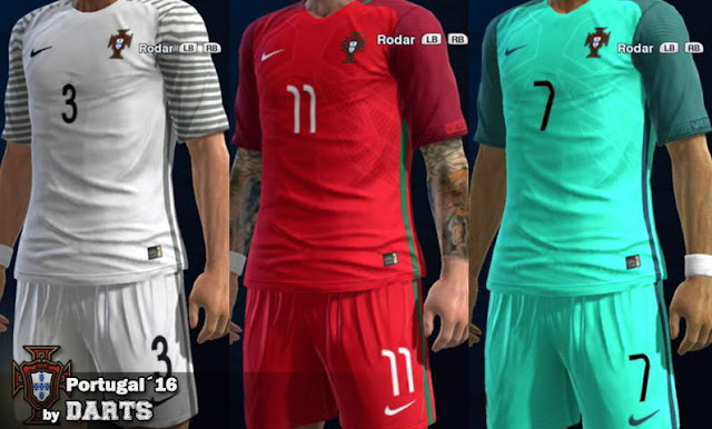 PES 2013 Portugal Euro 2016 Kits