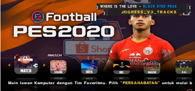 PES 2020 PPSSPP JOGRESS V3.5 Update Full Liga Eropa & Liga Indonesia