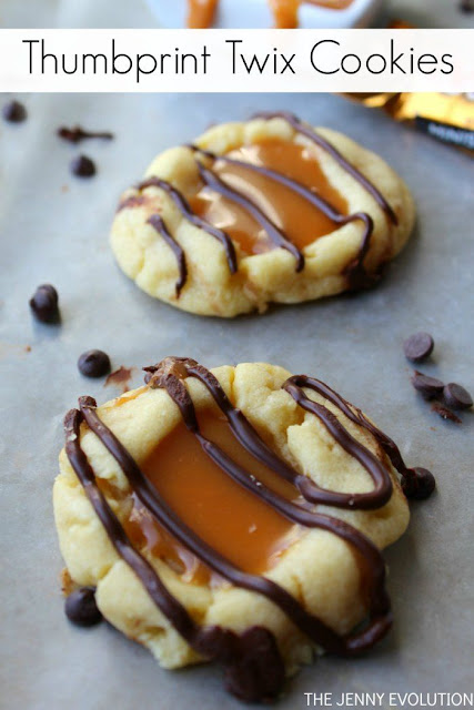 Twix Thumbprint Cookie Recipe