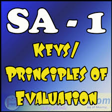 SA- 1 Exams Key 