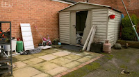 Garden before