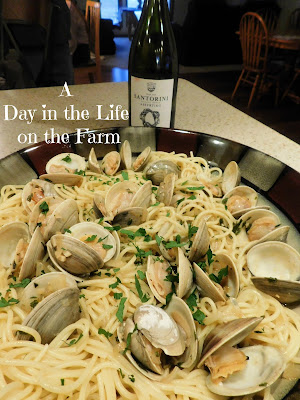 Clams Tossed in Herbs and Spaghetti