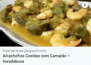 Alcachofras-Cozidas-com-Camarão-horadabuxa