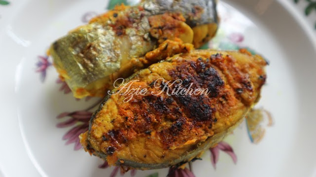 Ikan Tenggiri Bakar Lauk Wanita Dalam Pantang - Azie Kitchen