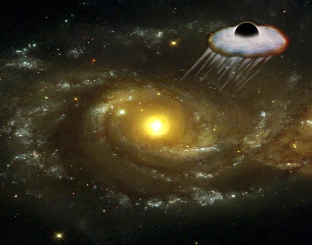 Black Hole Kicked Out Of Galaxy