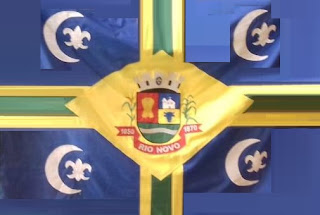 Bandeira de Rio Novo MG