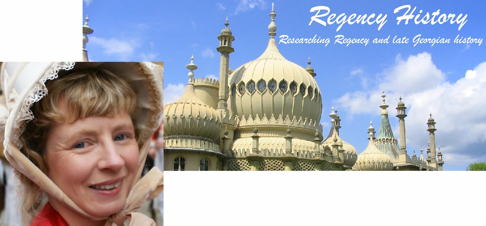 Regency History blog header and picture of Rachel Knowles, author