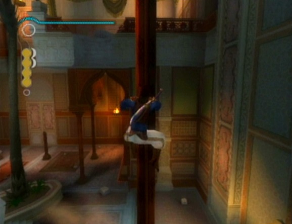 Prince of Persia The Sands of Time Nintendo GameCube Climbing Palace Pillars