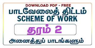 தரம் 2, அனைத்துப் பாடங்களும், பாடவேலைத் திட்டம்