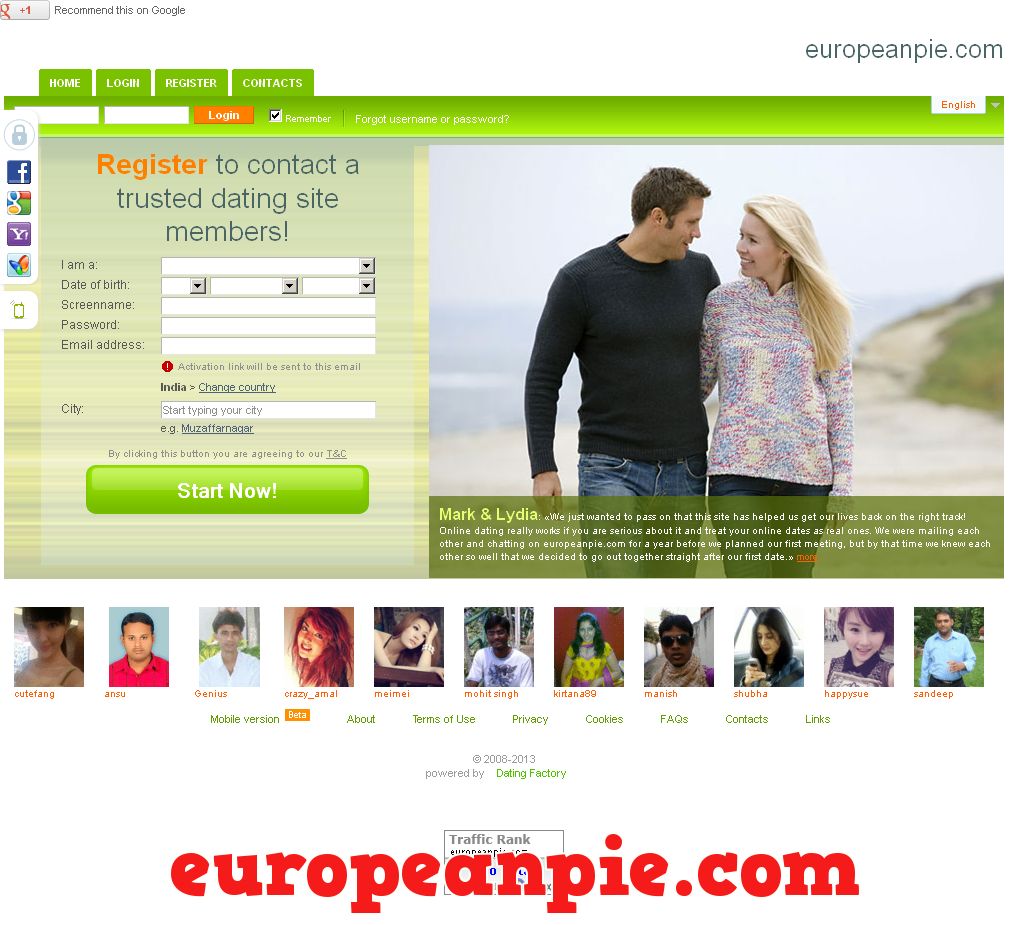 Best European Dating Site to Meet Single from Europe