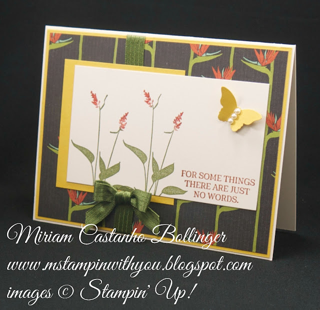 Miriam Castanho-Bollinger, #mstampinwithyou, stampin up, demonstrator, dsc, botanical gardens dsp, world of dreams, rose wonder stamp set, bitty butterfly, all occasions card, su