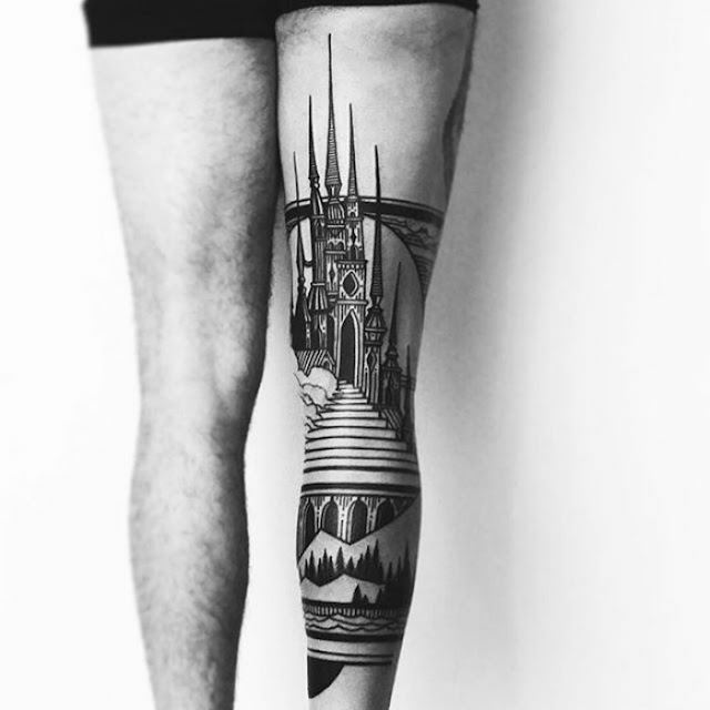 tatuagens para quem ama a arquitetura