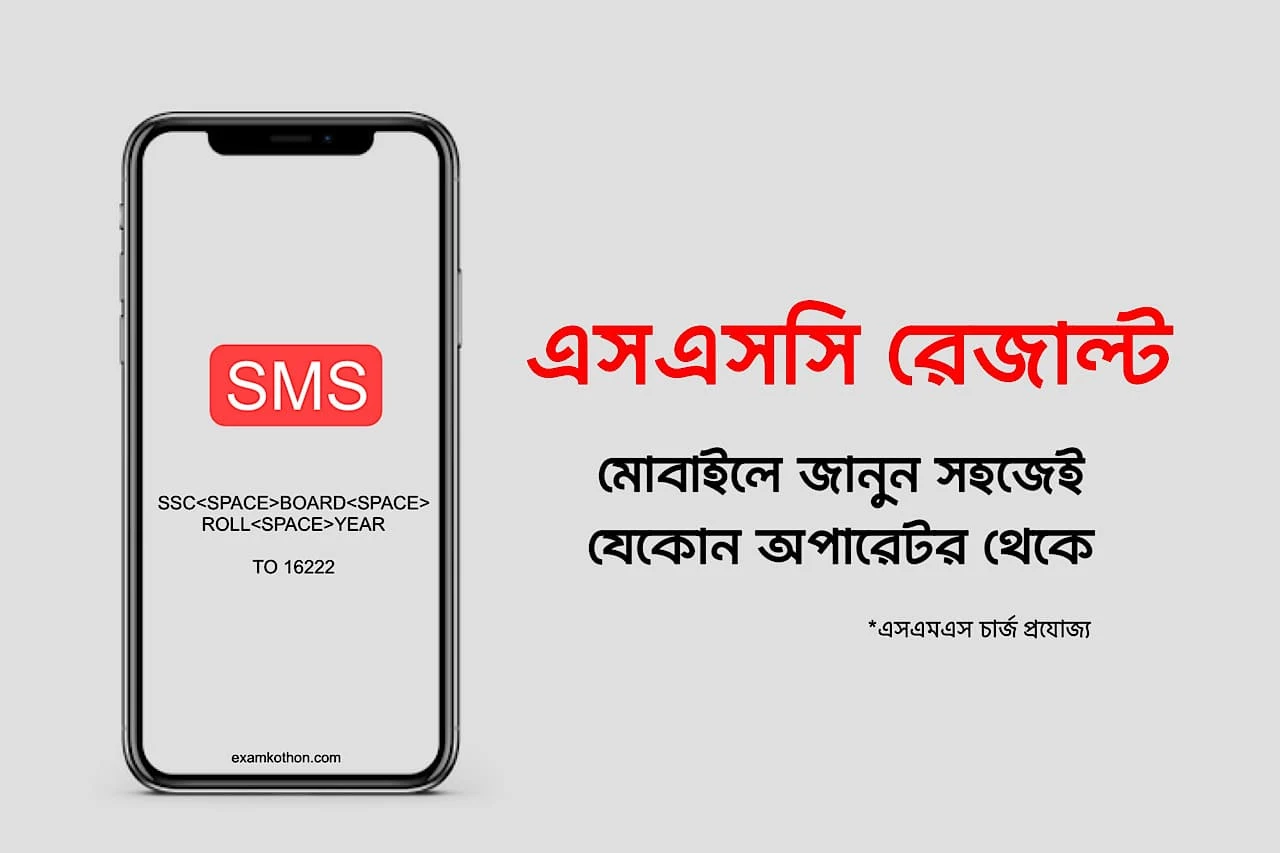 Jessore Board SSC Result by SMS 2024
