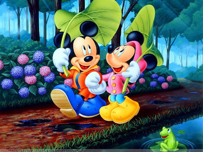 Disney Mickey and Mini Mouse Wallpaper | Resolution 1024 x 768