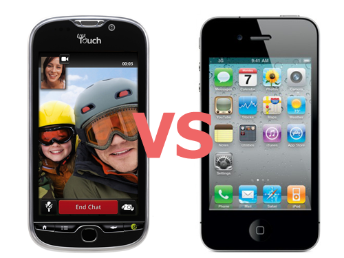 myTouch 4G vs iPhone 4