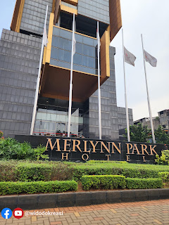 Terpasang portal stainless pesanan Hotel Merlynn Park Jakarta Pusat