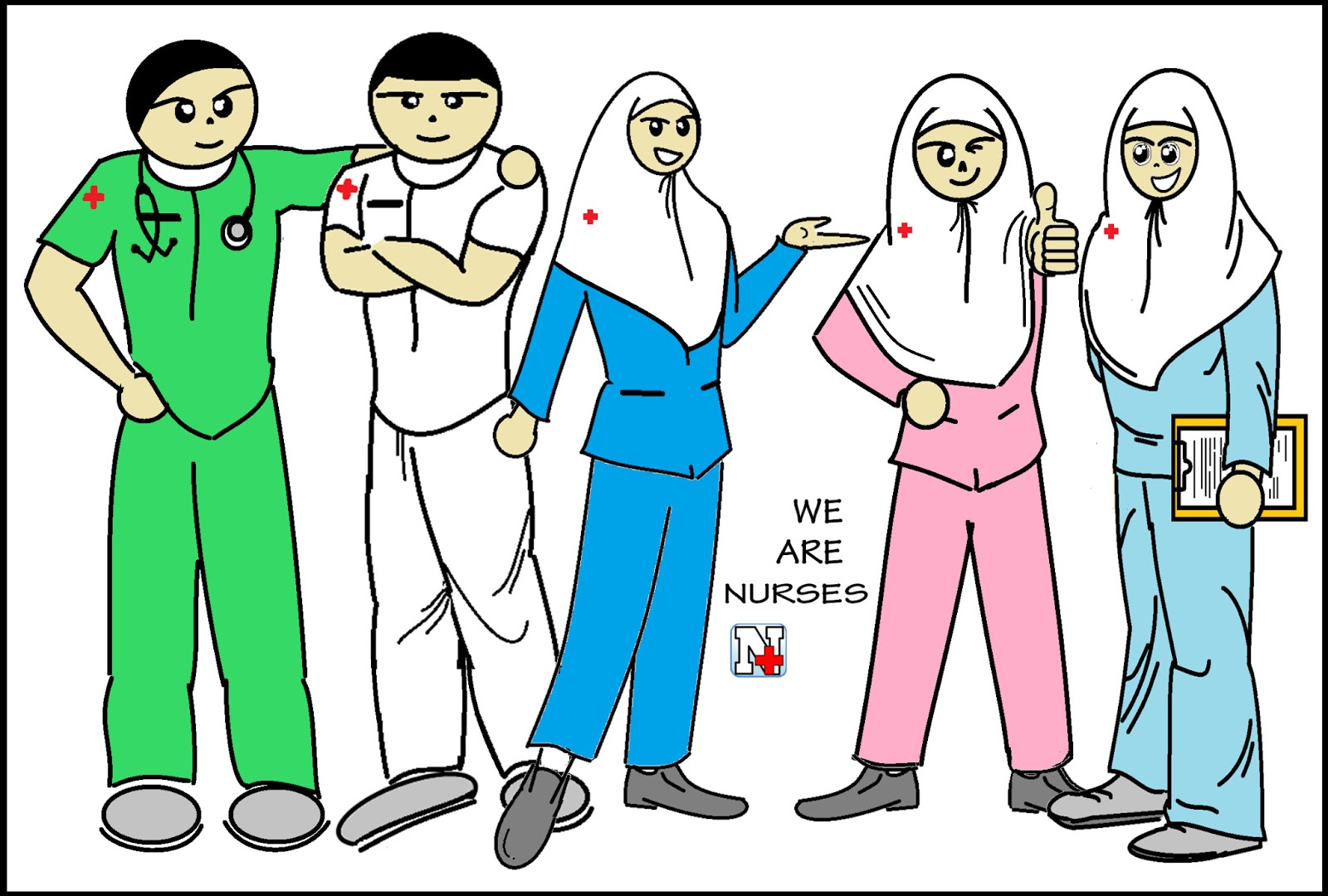 Gambar Kartun Nurse Muslimah Gambar Kartun