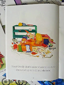 Milly, Molly and Heidi Untidy inside page key stage one book