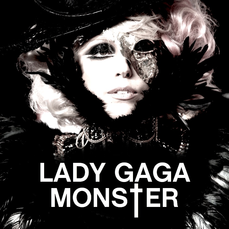 Lady gaga monster mbm single cover from quotthe fame monsterquot album