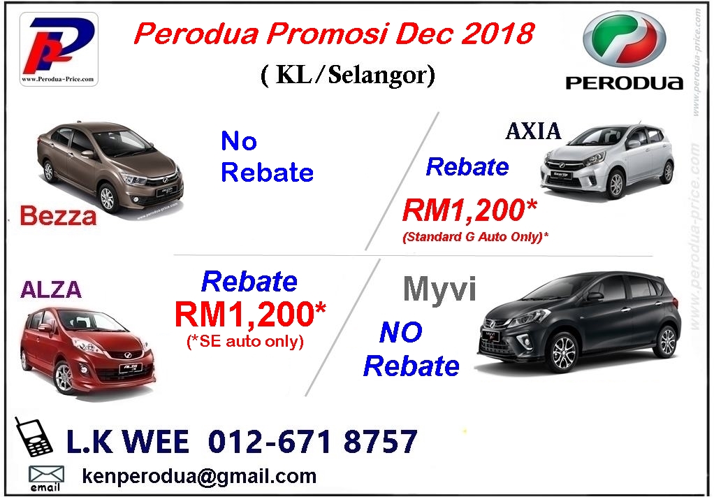 Perodua Promotion KL And Selangor - 012 671 8757