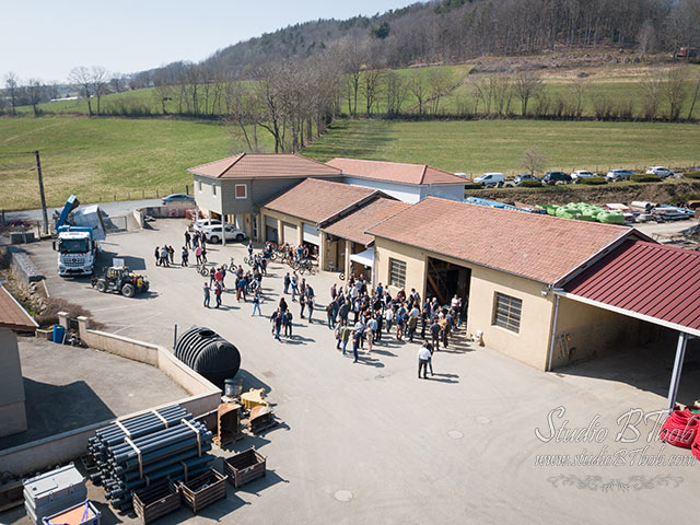 Reportage entreprise par drone