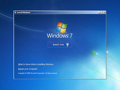 Tutorial dan langkah-langkah Lengkap Instal Windows 7 Dengan Mudah Disertai Dengan Gambar Terbaru