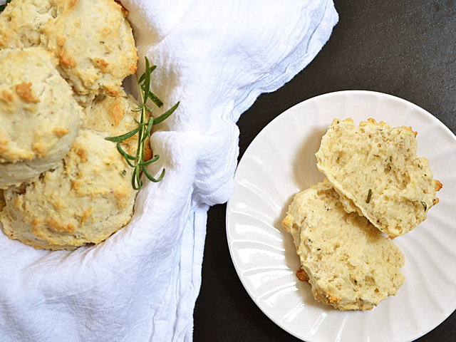 rosemary & black pepper drop biscuits