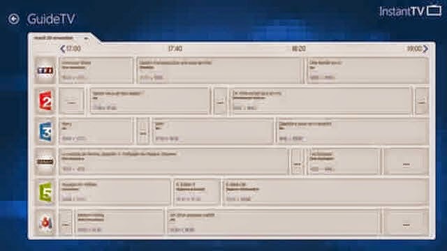 Instant TV is a free application for Windows 2014