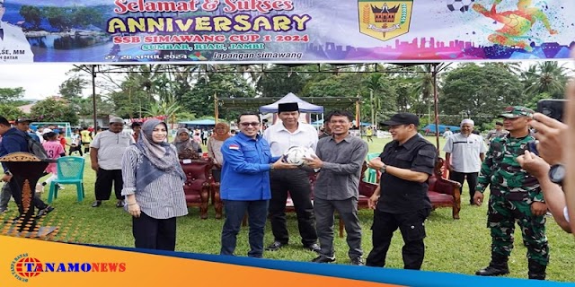 Buka Simawang Cup, Bupati Eka Putra : Tampil Terbaik, Kedepankan Sportifitas