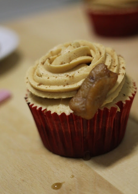 Cupcakes de dulce de leche y pestiños