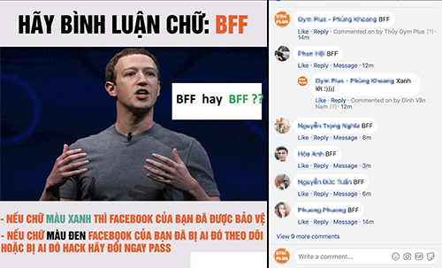 NHIỀU NGƯỜI VIỆT MẮC CHIÊU LỪA "BFF" TRÊN FACEBOOK