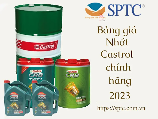 Bảng báo giá dầu nhớt Castrol mới nhất 2023