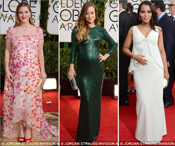 2014 Golden Globes Red Carpet Best Dressed: Whilst Pregnant