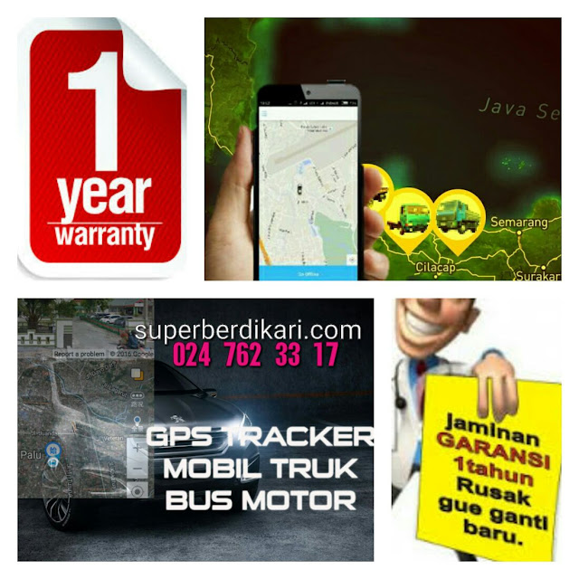 GPS TRACKER Superberdikari.  1. monitor kendaraan secara online realtime melalui web, HP dan Google Earth.  2. monitor kendaraan 1 atau banyak kendaraan dalam 1 halaman web.  3. Data record history perjalanan kendaraan dapat di download berupa file Excel.  4. setting batas kecepatan kendaraan dan batas waktu kendaraan berhenti/parkir.  5. setting batas area kendaraan beroperasi (Geofence) atau wilayah client. l.  6. mendata riwayat kendaraan.  7. menambahkan info driver.  8. Laporan apabila aki dilepas , SOS, Blind Spot , Overspeed, Geofence  9. POI (Point Of Interest)   10. Live Monitoring  11. Parking Report, Trip Mileage Report, In-Out Geofence  12. Report, Ritase Report dan dapat di download berupa file Excel.  13. Alarm SOS bila terjadi Sabotase  14. Data prino ut laporan  15. Peta seluruh Indonesia (Sumatera s/d Papua) dan selalu up to date  16. Mobil mptpr truck bus alat berat dapat dipantau kapan saja, dimana saja, tanpa batas jarak.