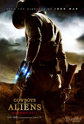 Cowboys & Aliens Teaser One Sheet Movie Poster - Daniel Craig as Jake Lonergan