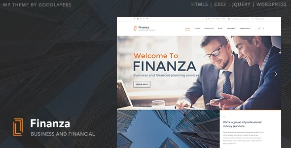 download Finanza - Business & Financial WordPress Theme