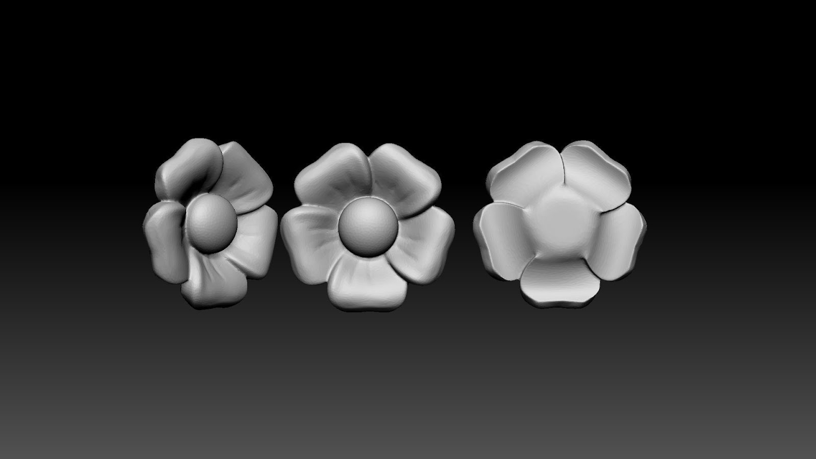 Little Flower Free 3D model,Art Cam, Stl File