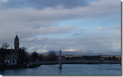 snow on the hills