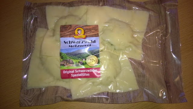 Schwäbische Maultaschen verpackt.