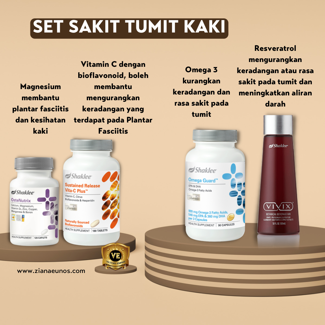 Set Sakit Tumit Shaklee