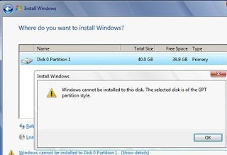 cara mengatasi windows cannot be installed on drive1