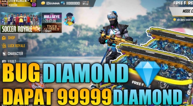 Diamond Gratis FF 99,999