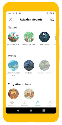 Screenshot of Mindfulness with Petit Bambou meditation app