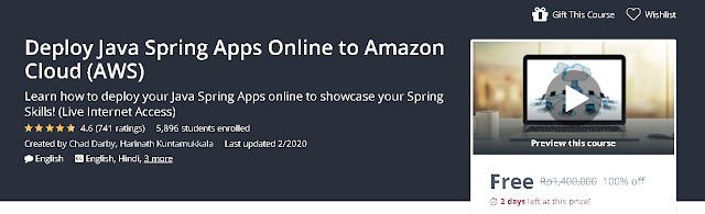 Deploy Java Spring Apps Online to Amazon Cloud (AWS)