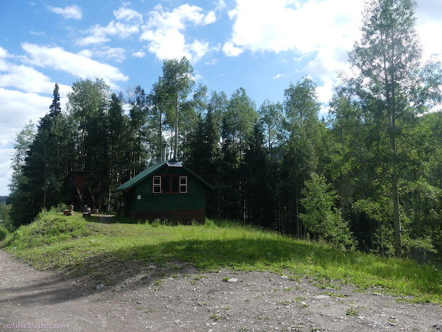 01: green cabin among the tress