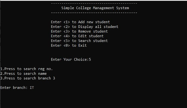 College Management System Project Using C++ | College Management System Final Year Project