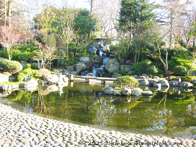 Japanese Garden, Kyoto Garden in Holland Park, London, UK, Japanese Zen Garden